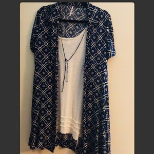 Free People NWT  dress/tunic/cardigan button up